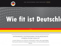 wie-fit-ist-deutschland.de Webseite Vorschau