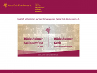 kerbe-club-buedesheim.de Webseite Vorschau