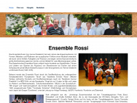 ensemble-rossi.de Webseite Vorschau