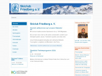skiclub-friedberg.de Webseite Vorschau