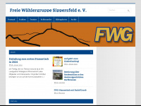 fwg-sippersfeld.de Webseite Vorschau