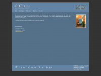 cattec.at Webseite Vorschau