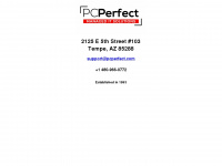 pcperfect.com Webseite Vorschau