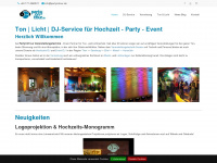partyontour.de Webseite Vorschau