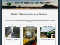 traktorveteranen.at Webseite Vorschau