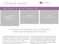 hochzeits-band.at Webseite Vorschau