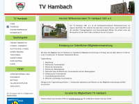 tvhambach.de Webseite Vorschau