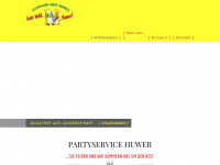 partyservice-huwer.de Webseite Vorschau