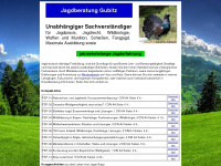 jagdberatung-gubitz.de Webseite Vorschau