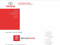 toyota-bauer.de Webseite Vorschau