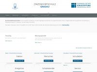zinzendorfschule-gnadau.de Webseite Vorschau
