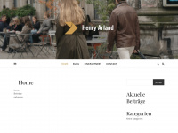 henry-arland.de Webseite Vorschau