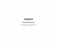 reziprok.ch Webseite Vorschau