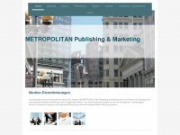 metropolitanpublishing.de Webseite Vorschau