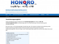 honoro.de Webseite Vorschau