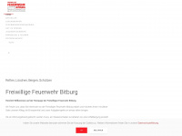 feuerwehr-bitburg.de Webseite Vorschau