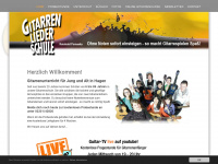 gitarrenliederschule.de Webseite Vorschau
