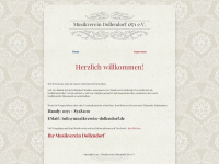 musikverein-dollendorf.de Webseite Vorschau