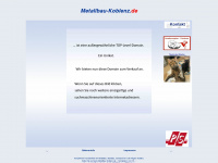 metallbau-koblenz.de Webseite Vorschau
