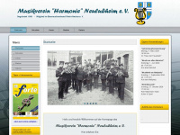 musikverein-neulussheim.de Webseite Vorschau