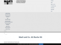 marti-buchs.ch Webseite Vorschau