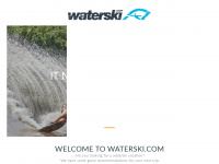waterski.com Webseite Vorschau