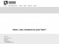 kiener-haustechnik.ch Webseite Vorschau