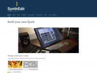 synthedit.com Webseite Vorschau