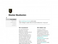 blocker-musikanten.de Webseite Vorschau