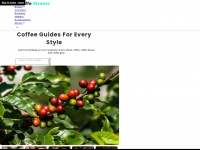 caffestreets.com Webseite Vorschau