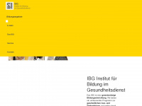 ibg-bildung.at Webseite Vorschau