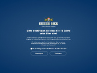 rieder-bier.at Webseite Vorschau