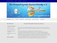 guppyfreunde.de Webseite Vorschau