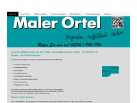 maler-ortel.de Webseite Vorschau
