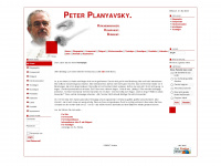 peterplanyavsky.at Webseite Vorschau