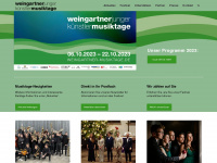 weingartner-musiktage.de Webseite Vorschau