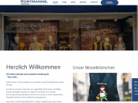 kortmanns-mode.de Webseite Vorschau