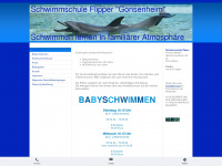 flipper-schwimmschule.de Webseite Vorschau