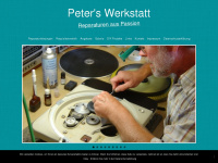 peterswerkstatt.de Webseite Vorschau