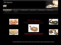 ball-python.be Webseite Vorschau