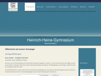 heine-gymnasium-wolfen.de Webseite Vorschau