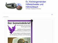ev-kirchengemeinde-hoeheischweiler.de Webseite Vorschau