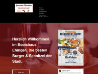 bootshaus-ehingen.com Webseite Vorschau