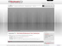 moderatortv.de Webseite Vorschau