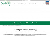 groebming.at Webseite Vorschau