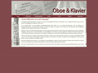 oboe-und-klavier.de Webseite Vorschau