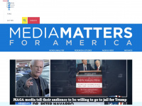 mediamatters.org Webseite Vorschau