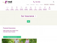 realinsurance.com.au Webseite Vorschau