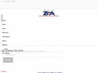 zoa.org Webseite Vorschau