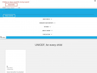 unicef.org Webseite Vorschau